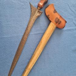 couteau ancien de cérémonie collection keris kriss indonesie 19éme siecle knife dagger