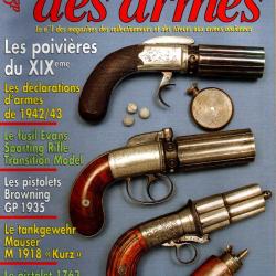 gazette des armes 354 gp 35, poivri&egrave;res, d&eacute;clarations d'armes 1942-43, fusil antichar mauser m 1918,