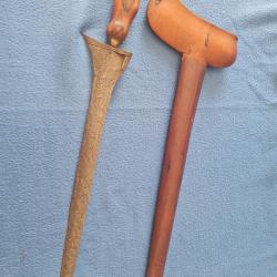 couteau dague, ancienne de cérémonie collection keris kriss indonesie Java 19éme siecle knife dagger