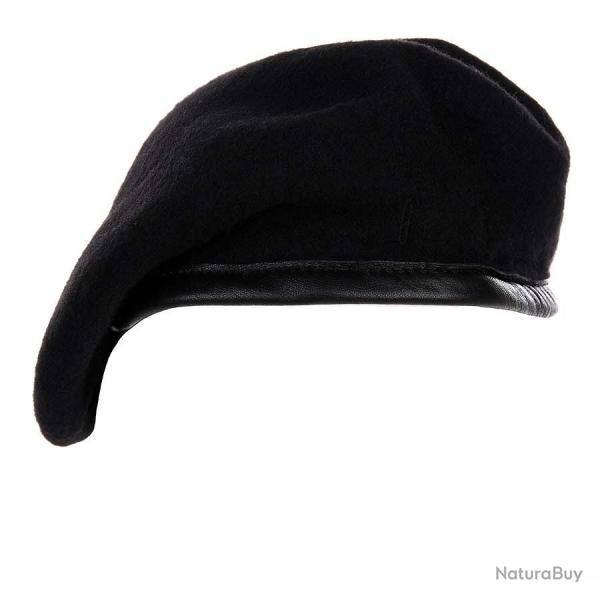 Beret militaire laine (Couleur Noir, Tour de tte (cm) 59)