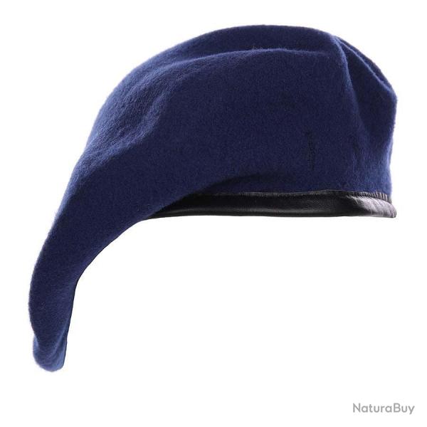 Beret militaire laine (Couleur Bleu roi, Tour de tte (cm) 55)