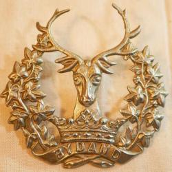 DDAY44 -  CAP BADGE BRITANNIQUE Gordon Highlanders Regiment NORMANDIE 1944