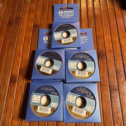 DESTOCKAGE PÊCHE STROFT 5 BOBINES Nylon pour bas de ligne stroft GTM - 25 m 0,12 mm 1,80 kg