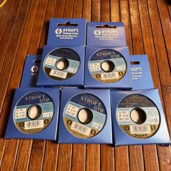 DESTOCKAGE PÊCHE STROFT 5 BOBINES Nylon pour bas de ligne stroft GTM - 25 m 0,10 mm 1,40 kg