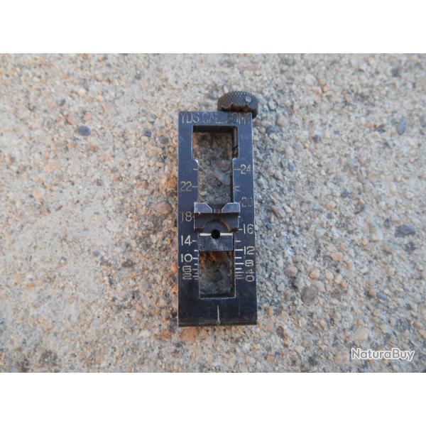 hausse fusil mitrailleur BAR 1918