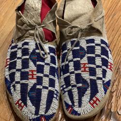 Mocassins ancien Sioux