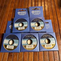 DESTOCKAGE PÊCHE STROFT 5 BOBINES Nylon pour bas de ligne stroft GTM - 25 m 0,18 mm 3,60 kg