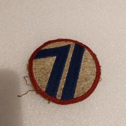 Patch armée us 71st INFANTRY DIVISION ww2 ORIGINAL 4