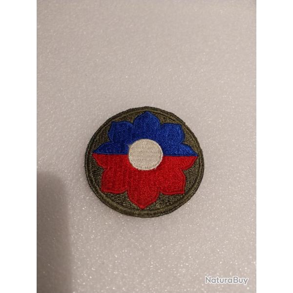 Patch arme us 9th INFANTRY DIVISION ww2 ORIGINAL 4
