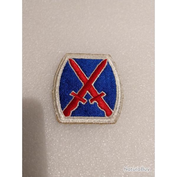 Patch arme us 10th INFANTRY DIVISION ww2 ORIGINAL 4