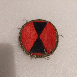 Patch armée us 7th INFANTRY DIVISION ww2 ORIGINAL 4