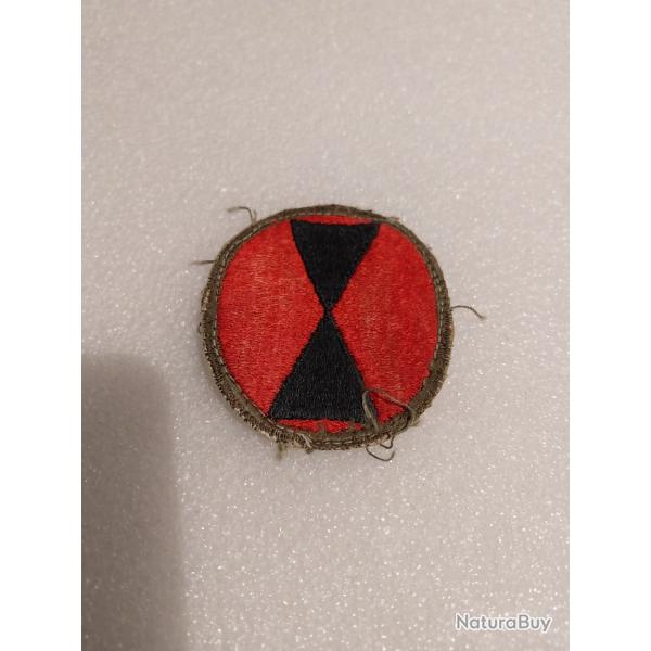 Patch arme us 7th INFANTRY DIVISION ww2 ORIGINAL 4