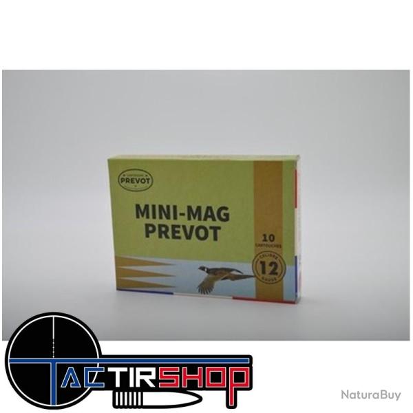 Cartouches PREVOT Mini-Mag Speciale Becasse 12/70 42 g - Pb duo 9 + 8 Disco