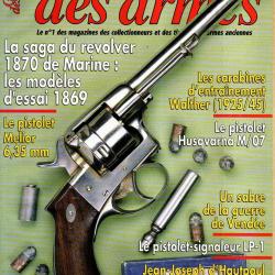 gazette des armes 305 pistolet signaleur lp-1, 1870 de marine part 1, carabines walther part 2, gue