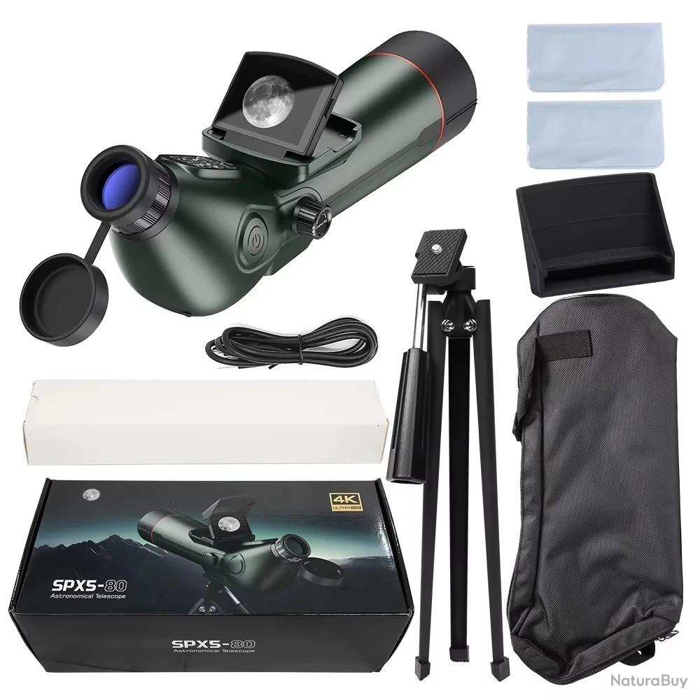 Longue Vue Télescope Numérique 350x Zoom 18x Écran IPS HD 4K Ultra HD — free download