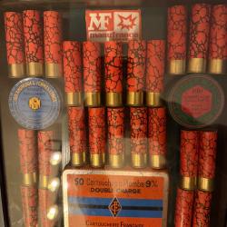 Cadre collection cartouche boîte ancienne