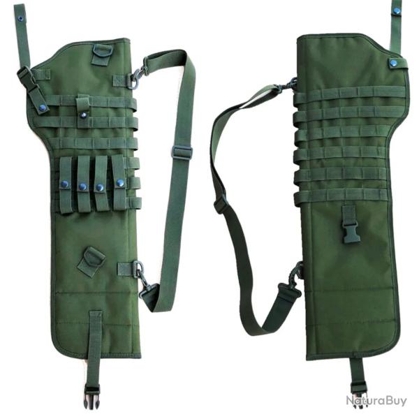 �tui Fusil Tactique Molle 72 cm - Sac de Rangement Arm�, Fourreau Long pour M4/AK, Chasse & Tir VERT