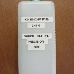 Billes de précision Bio Geoffs 0,45g