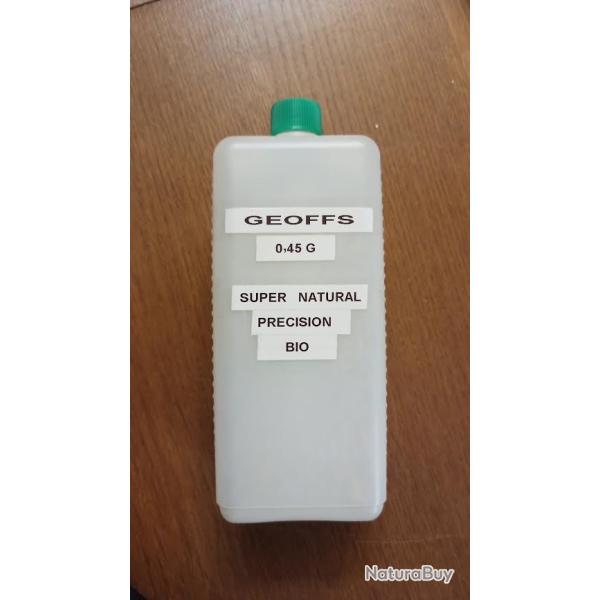 Billes de prcision Bio Geoffs 0,45g