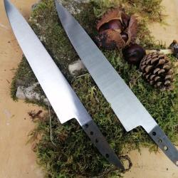 9.90 euros les 2 lames 20cm chasse