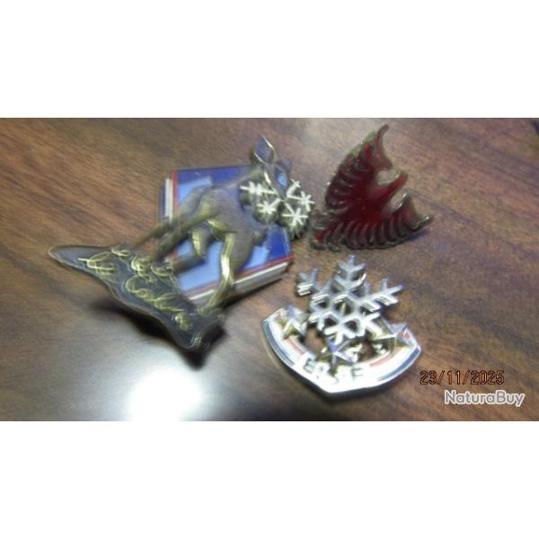 insigne ski Val d Is�re  le Cabri 3 �toiles montagne  ESF flocon  neige