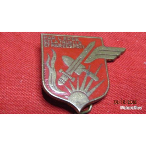 insigne 547�me demi-brigade fusiliers commando de l'arm�e de l'air El Biar guerre Alg�rie FR Drago P
