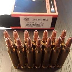 14 cartouches 300WinMag - GPA 11,7gr /180g