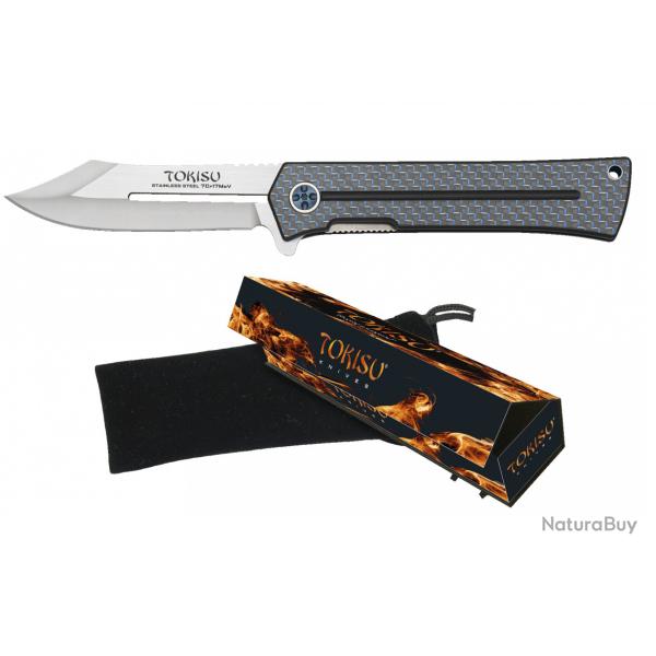 Couteau Pliant lame courbe de 8.80 cm  TOKISU 