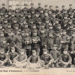 CPA - 19e Regt d'infanterie -11e Compagnie  -N&deg;4329
