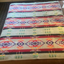 Superbe et rare en France couverture pendleton  couverture indienne pow wow usa