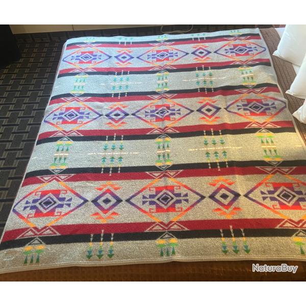 Superbe et rare en France couverture pendleton  couverture indienne pow wow usa