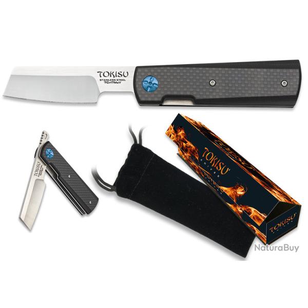 Couteau Pliant lame tanto de 8.10 cm  TOKISU 