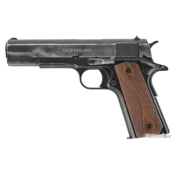 Pistolet CO2 Legends 1911 antique cal.4.5mm BB'S 17cps blow-back SA
