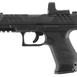 Pack pistolet CO2 Walther PDP Compact combo noir cal.4.5mm BB'S 16cps DAO + viseur RDS8