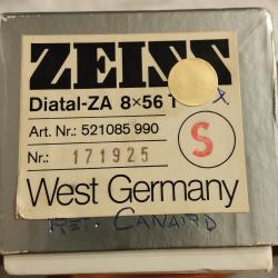 Lunette Zeiss réticule U "canard"