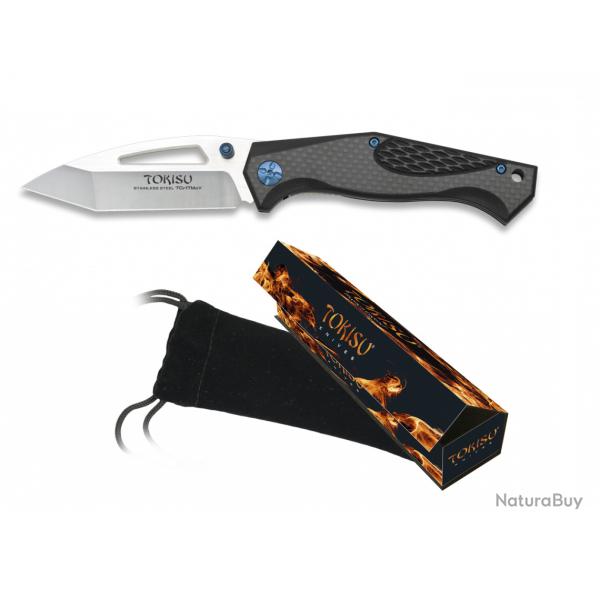 Couteau Pliant style japonais lame de 9 cm  TOKISU 
