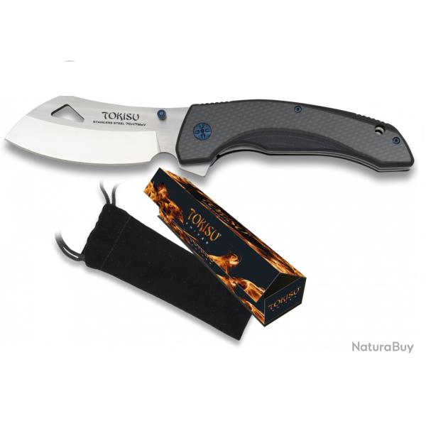 Couteau Pliant style japonais lame de 10 cm  TOKISU 