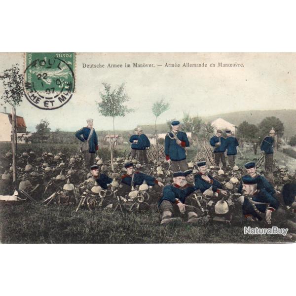 CPA - DEUTSCHE ARMEE IM MANOVER - ARMEE ALLEMANDEEN MANOEUVRE -N�4334