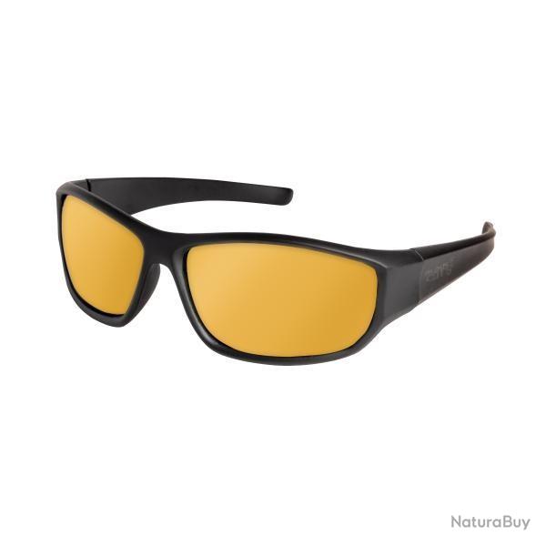 Lunettes Polarisantes Black Cat Wrap Black / Yellow