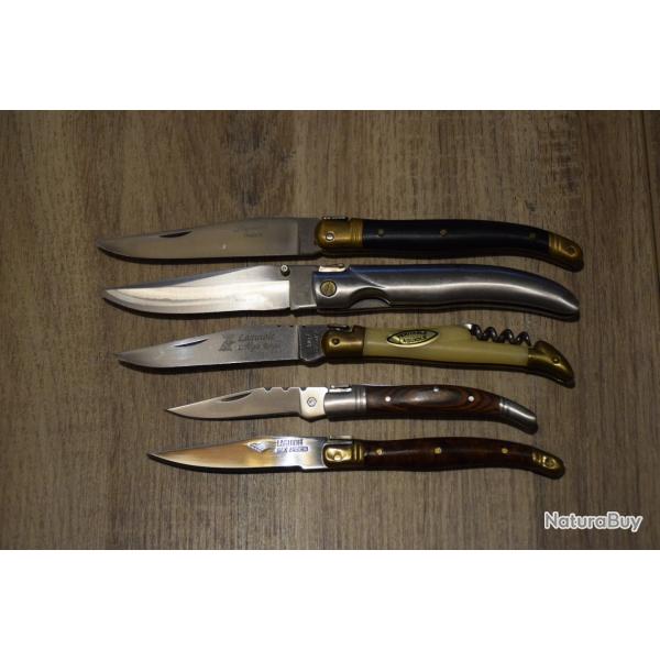 Lot de 5 Couteaux Laguiole