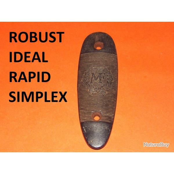 plaque MANUFRANCE ROBUST IDEAL RAPID SIMPLEX long 128.45mm larg 41.6mm entr 78mm-VENDU PAR JEPERCUTE
