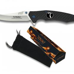 Couteau Pliant style japonais lame tanto de 9.50 cm « TOKISU »
