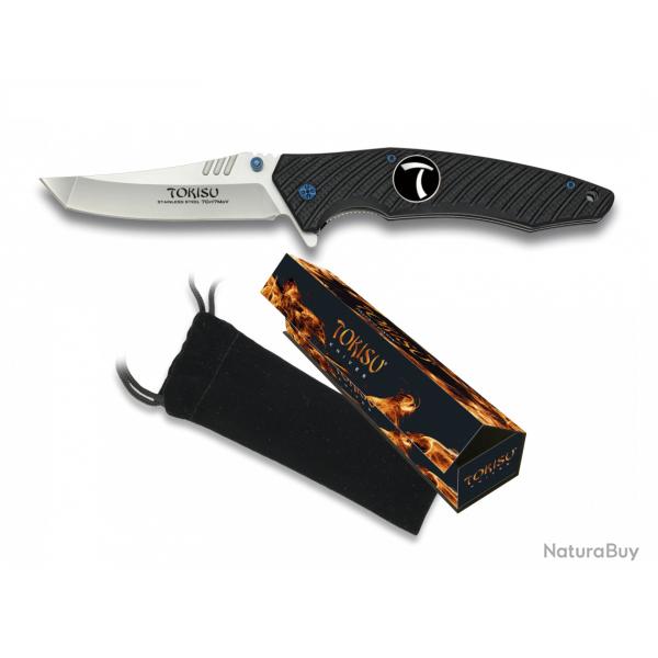 Couteau Pliant style japonais lame tanto de 9.50 cm  TOKISU 