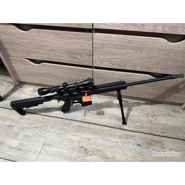 Pack carabine Pallas sniper calibre 22 LR trs peu utilis