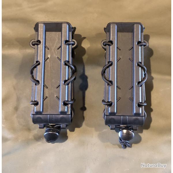 Vends lot 2 porte chargeurs arme de poing