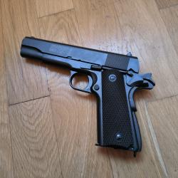Colt 1911 KWC / SWISS ARMS Bille 4.5 Acier TBE