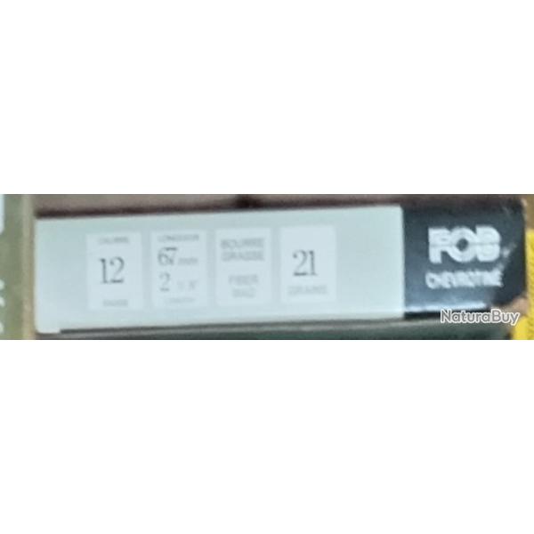 fob chevrotine 21grains