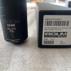 Vend modérateur de son browning iridium, filetage, M. 14.x1 pour calibre 30/06 état neuf