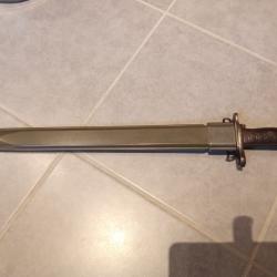 BAIONNETTE US  MODELE 1905  SA 1917 POUR FUSIL GARAND M1 ET SPRINGFIELD 1903 WW1 WW2