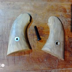 Plaquettes crosse en buis remington 1858 pietta